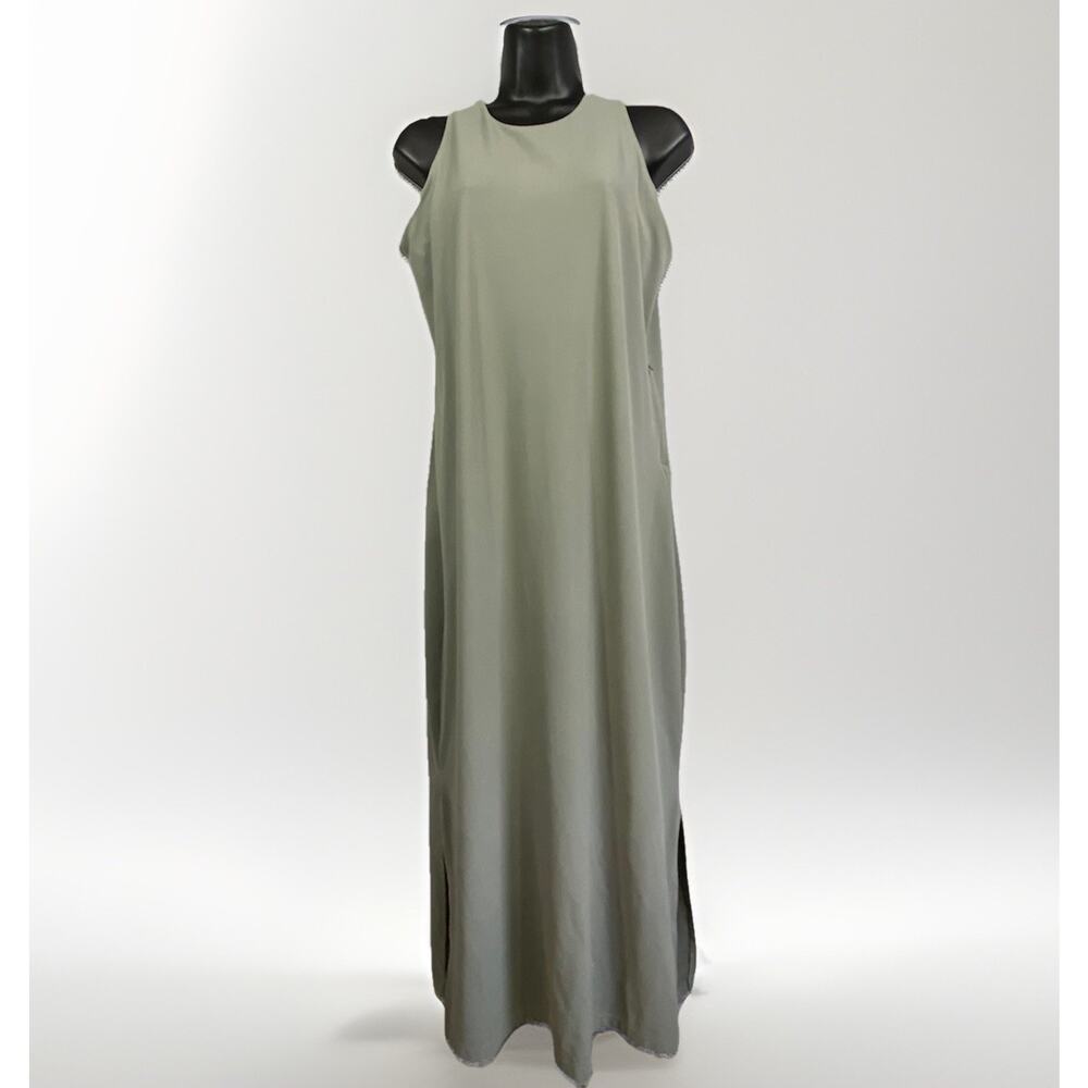 REI Sun Up Dress Women’s Maxi With Bra Zip Pocket Excellent Condition Size M
